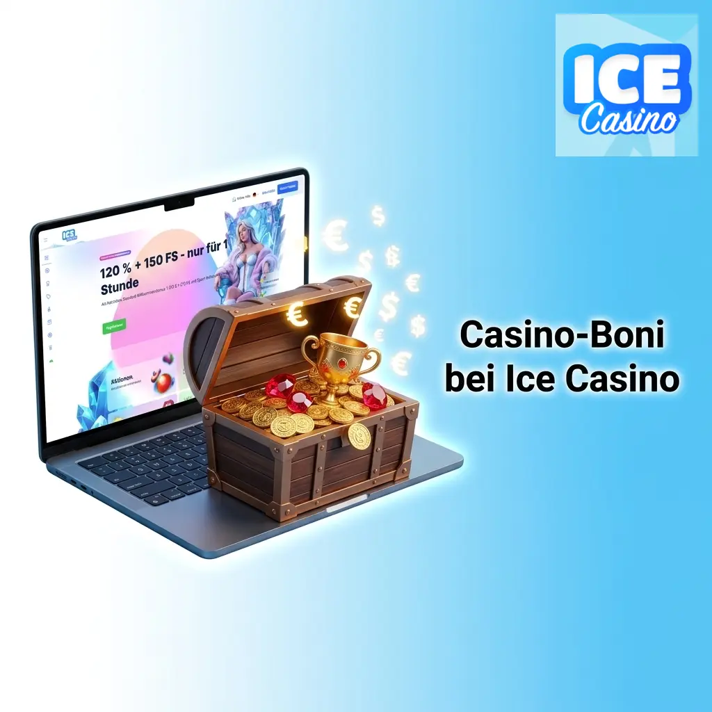 Ice Casino Boni: Willkommensbonus bis 1.500 EUR, Freispiele, Cashback und Turniere für deutsche Spieler