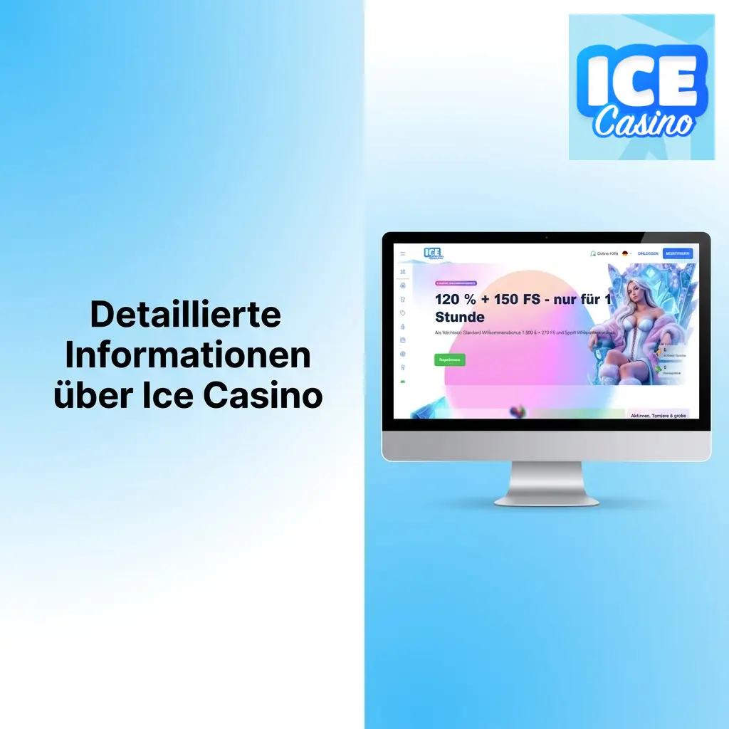 Ice Casino Online-Plattform für deutsche Nutzer mit Sportwetten, Casino-Spielen und mobiler App
