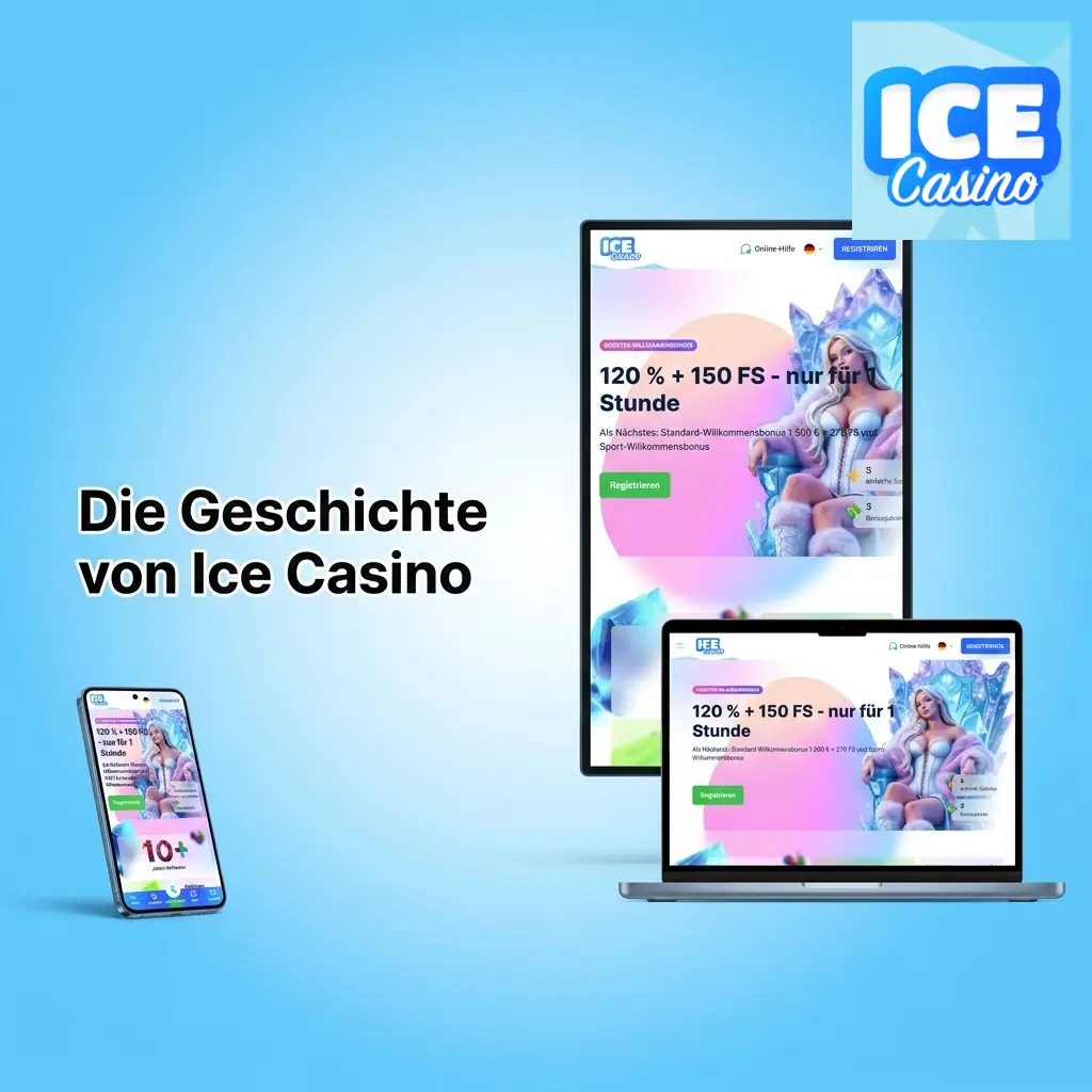 Geschichte von Ice Casino – Online-Glücksspielplattform gegründet 2021, lizenziert in Curaçao, betrieben von Soft Dreams N.V.