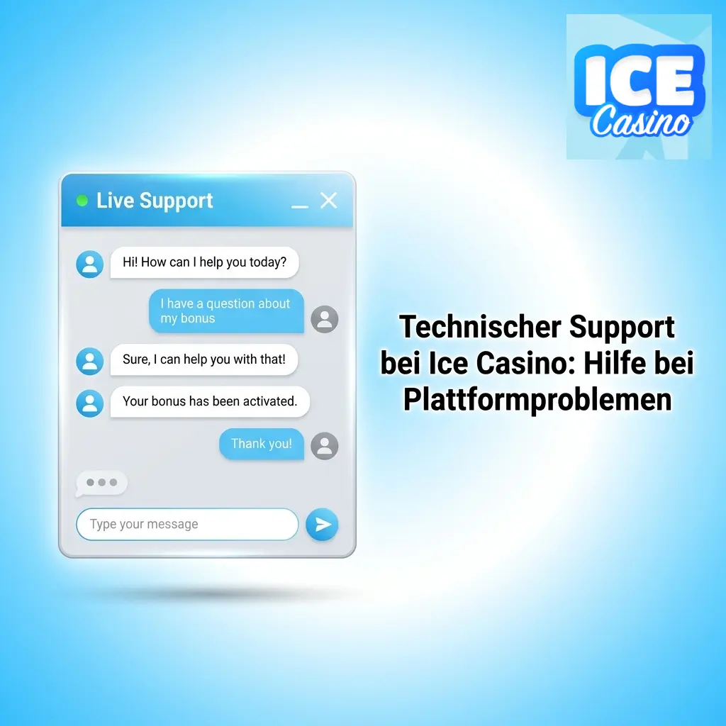 Ice Casino technischer Support – Hilfe bei Ladefehlern, App-Problemen und Kontozugriff per Live-Chat oder E-Mail